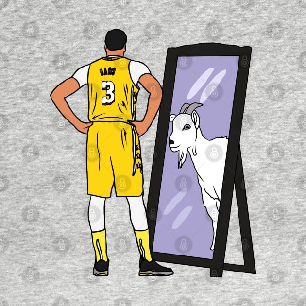 Anthony Davis Mirror GOAT by rattraptees